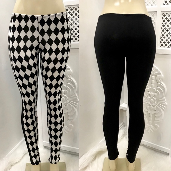 checkered tight pants